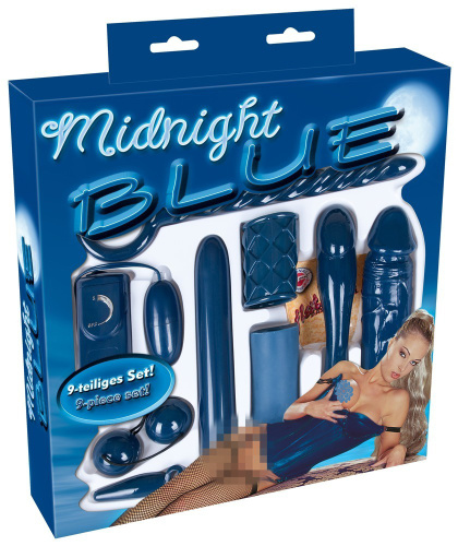 Midnight Blue Set большой набор различных секс игрушек, 9 предметов - sex-shop.ua